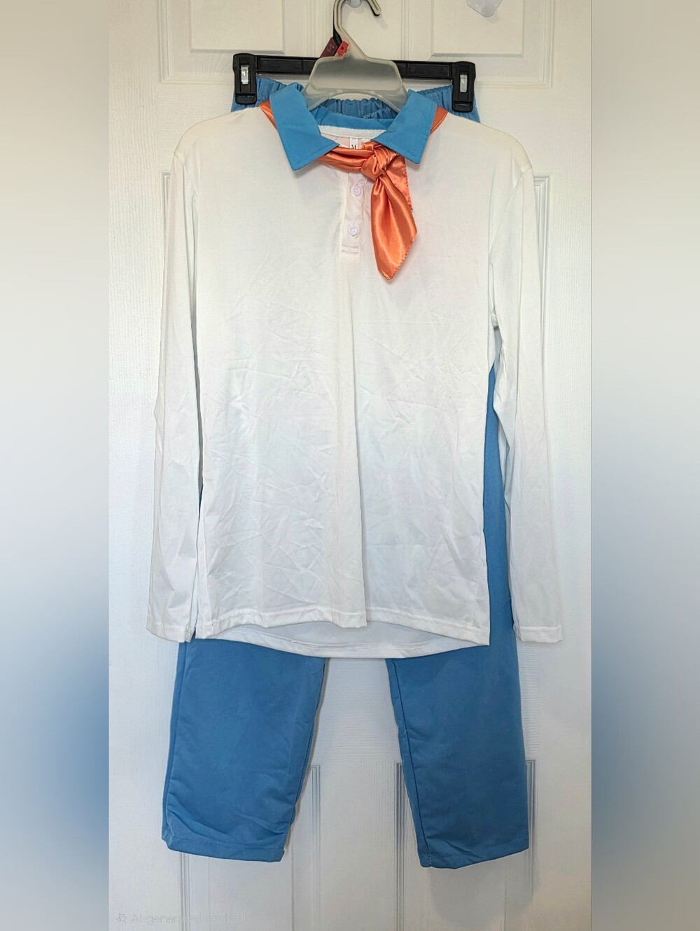 Mens Costume  Fred From Scooby Doo. M